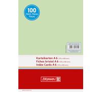 Baier & Schneider - Cartulina (180 g/m², A6, horizontal), color verde claro