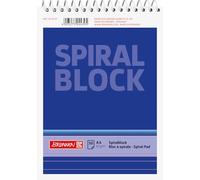 Baier & Schneider - Cuaderno de espiral (70 g/m², A6, a cuadros, 50 hojas)