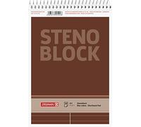 Baier & Schneider - Cuaderno de notas (con espiral, tamaño A5, 60 g/m², a rayas)