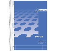 Baier & Schneider - Cuaderno (Diseño de fuente espiral, 4 orificios, 60 g/m², A4, línea