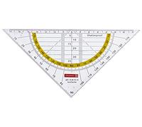 Baier & Schneider - Escuadra de dibujo (para oficina y colegio, 160 cm), transparente