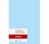 Baier & Schneider - Papel multifunción (mate, A4, 120 g/m², 35 hojas), color azul claro