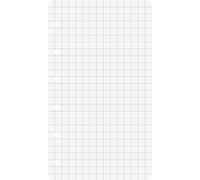 Baier & Schneider - Recambio para archivador (perforado múltiple, 70 g/m², a cuadros, 50 unidades), color blanco