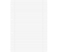 Baier & Schneider - Recambio para cuaderno (tamaño A4, 70 g/m², 4 agujeros, a rayas, 27 líneas) 100 hojas