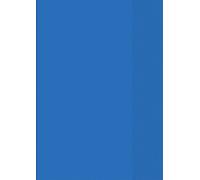 Baier & Schneider - Sobrecubierta para libros y cuadernos tamaño A5, 15,5 x 22,1 cm, color azul