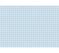 Baier & Schneider - Tarjetas (cartulina, 180 g/m², A6, horizontal, cuadriculadas), color azul
