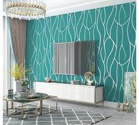 BaierSai Rollo de papel tapiz no tejido con textura en relieve, 9,5 x 0,53 m, diseño geométrico moderno brillante, 8 colores en relieve, para dormitorio, sala de estar, 1.73 pies de ancho x 31.2 pies