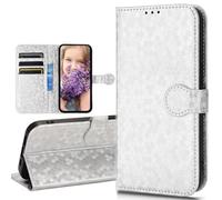 BaiFu - Carcasa para Tecno Spark 50 4G, magnético Wave Dot Flip Funda de piel multifunción para Tecno Spark 50 4G-03