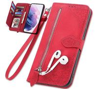 BaiFu Funda para Honor 600/600 Pro, Cremallera Bolsillo Cover, Billetera con Soporte, Carcasa para Honor 600/600 Pro-003