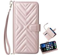 BaiFu Funda para Motorola Edge 70 5G, Case Acolchada Tipo Cartera con Correa para la muñeca, Case magnética para Motorola Edge 70 5G-04