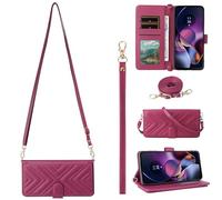 BaiFu Funda para ZTE Blade V80 Design, Case Acolchada Tipo Cartera con Correa para la muñeca, Case magnética para ZTE Blade V80 Design-07