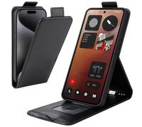 BaiFu Funda Tipo Billetera de Cuero para Vivo iQOO 15R, Case para Vivo iQOO 15R con Soporte Horizontal y Tarjetero-Negro