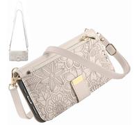 BaiFu Funda Tipo Cartera para Doogee Note 58 Pro para Mujer, 6 tarjeteros, Soporte, Cierre magnético, Carcasa con Cremallera para Doogee Note 58 Pro-Gris