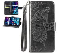 BaiFu Fundas para Motorola Moto G67 Power Tarjetero y Pulsera, Magnetico Wallet Cartera Carcasa para Motorola Moto G67 Power los Mujere-03