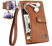 BaiFu RFID Bloqueo Funda para Motorola Moto G06 Power, Bolsillo con Cremallera y Ranura para Tarjetas, Cremallera Bolsillo Cover para Motorola Moto G06 Power-06