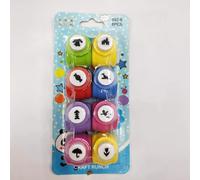 BAIFULAI 16 troqueles de papel, mini perforadores de diseño, perforadores estables para papel para manualidades, troquelador redondo, estrella para manualidades, álbum de fotos, manualidades