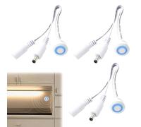 BAIFULAI 3 unidades LED Touch Dimmer, DC5-24V LED Touchdimmer, EinbauDimmer, Touchungsschalter Sensorschalter,für Streifen Lichtleisten Leisten