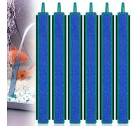 BAIFULAI 5 piedras de aire para acuario de 30 cm con 1 diámetro interior de 4 mm, tráquea, piedra de aire para acuario, piedra de aire, varilla para acuarios, bomba de oxígeno, cuenca de peces