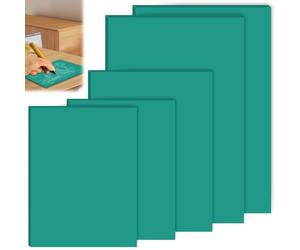 BAIFULAI 5 placas de linóleo de goma blanda para grabar, placa de linóleo de goma blanda, placas de linóleo verde, linocorte de linóleo de PVC para sellos de goma, manualidades y proyectos de
