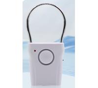 BAIFULAI Alarma de manija de puerta, alarma de puerta de 120 dB, alarma de manija de puerta, alarma de manija de puerta, sensor táctil para casa/habitación de hotel/autocaravana, color blanco, sin