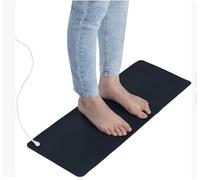 BAIFULAI Alfombrilla de tierra: 40 x 60 cm con cable de tierra y adaptador de la UE, alfombrilla de ratón Earthing ideal para pies, sueño, energía, alivio del dolor, inflamación, equilibrio y