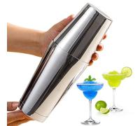 BAIFULAI Boston - Coctelera Boston de acero inoxidable con peso de 700 ml y 600 ml, coctelera para cócteles, 2 piezas, para principiantes profesionales de barman