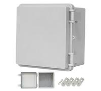 BAIFULAI Caja de conexiones resistente al agua IP66, 150 x 150 x 90 mm, caja de distribución para uso en exteriores, armario exterior con accesorios de montaje en pared, caja de distribución para