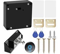 BAIFULAI Cerradura de armario inteligente, cerradura inteligente, apertura electrónica de tarjetas RFID, cerradura invisible, sensor de tarjeta IC, cajón de armario para fábricas, bibliotecas de sauna