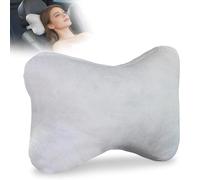 BAIFULAI Cojín para el cuello del coche: 27 × 19 cm, reposacabezas de coche, cojín cervical con bandas flexibles, cojín para reposacabezas, ideal para silla de oficina, sillas de jardín, asientos de