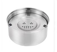 BAIFULAI Cuenco de agua para perro sin babeo de 5,6 l: bebedero para perros con base antideslizante, comederos de viaje de acero inoxidable, a prueba de fugas, apto para lavavajillas, para bebedores