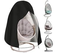 BAIFULAI Funda para sillón colgante, tela Oxford 210D, resistente al agua, resistente a los rayos UV, resistente al viento, resistente al polvo, diseño de cordón, fácil de limpiar y almacenar, cesta