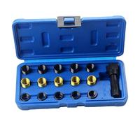 BAIFULAI Juego de reparación de roscas para bujías, M14 x 1,25, juego de reparación de roscas, kit de reparación para roscas de bujías, reparación de roscas dañadas en coches y cortadoras de césped