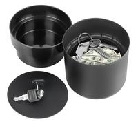 BAIFULAI Maceta Seguro: 1 Pieza Caja Fuerte Negra Camuflada, Cerrable, para Sala, Oficina y Jardín (12,5 cm/13 cm)