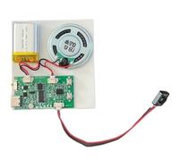 BAIFULAI Módulo de sonido USB de 3 unidades, módulo de grabación de voz de música con altavoz, cable USB MP3, batería recargable, altavoz superior para tarjetas de bricolaje, regalos, juguetes, diseño