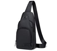 BAIGIO Bolsa Bandolera Hombre, Bolsa de Pecho, Bolsa para Hombres para Senderismo Ligero Ciclismo Pecho Sling Crossbody Hombro Mochila Casual Impermeable Viajes