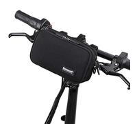 BAIGIO Bolsa de Almacenamiento para Bicicleta o Patinete Mochila Frontal de Gran Capacidad y fácil Montaje con Velcro para Manillar