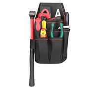 BAIGIO Bolsa de Herramientas con Cinturón de Nailon Ajustable Bolsa para Electricista del Organizador del Sostenedor Bolsillo Porta Herramientas para Cinturón