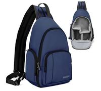 BAIGIO Mochila de Cámara Multifuncional, Bolsa Cruzada para Cámara, Bolsa para Cámara Réflex, Mochila Impermeable para Cámara, Bolsa para Objetivos Canon Sony Nikon SLR DSLR