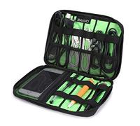 BAIGIO Organizador de Cables Bolsa de Accesorios Electronicos Organizador,Negro