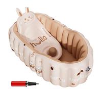 Baignoire Gonflable Pour Bébé - Baignoire Portable De Voyage Pour Bébé | BaignoirEnfant Pour Douche | Accessoires De Douche Pliables Avec Pompe Pour Le Bain, La Natation, La Maison, Les Voyages, Le