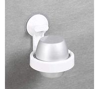 BAIHAO Cenicero de Pared con Tapa Ceniceros portátiles de Aluminio de plástico ABS, cenicero de Cigarrillos con Ventosa para Colgar a Prueba de Viento e Impermeable para baño, Barra de Cocina