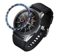 BaiHui Compatible Galaxy Watch Bisel Ring 46mm / Galaxy Gear S3 Frontier & Classic Bisel Ring Aluminio Metal Bisel Ring Protection Cover para Gal