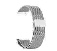 BaiJ Correa de Reloj Magnética, Pulsera de Metal Acero Inoxidable para Hombres y Mujeres, 22mm Plata