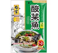 Baijia Condimento para Pescado con Col Pack de 1 x 200 Gr 200 g