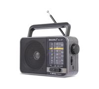 BAIJIALI Portable AM/FM Transistor Radio with DSP Anti-Jamming, USB & Battery Powered - Ideal for Emergencies & Travel