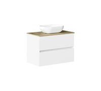 Baikal Conjunto de Mueble de baño Duo, Incluye Lavabo. Mueble Suspendido en Pared con Lavabo cerámico. Varios Acabados y Medidas. Mueble MONTADO.