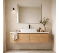 BAIKAL Espejo de Baño | 90x80cm | Espejo Baño Rectangular | Varias medidas disponibles | Opción Con y Sin LED.