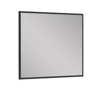 BAIKAL Espejo de Baño | 90x80cm | Marco Negro | Espejo Baño Rectangular | Varias medidas disponibles | Opción Con y Sin LED.