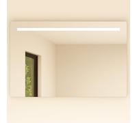 Baikal Espejo de Baño Rectangular | 120x80cm | Grosor 6mm | Barra LED | Táctil con Antivaho | Tonalidades 3500K/4000K/6000K | Espejo con luz | Espejo con LED.