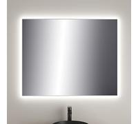Baikal Espejo de Baño Rectangular | 90 x 80 cm | LED Perimetral | Espejo con luz | Espejo con LED.